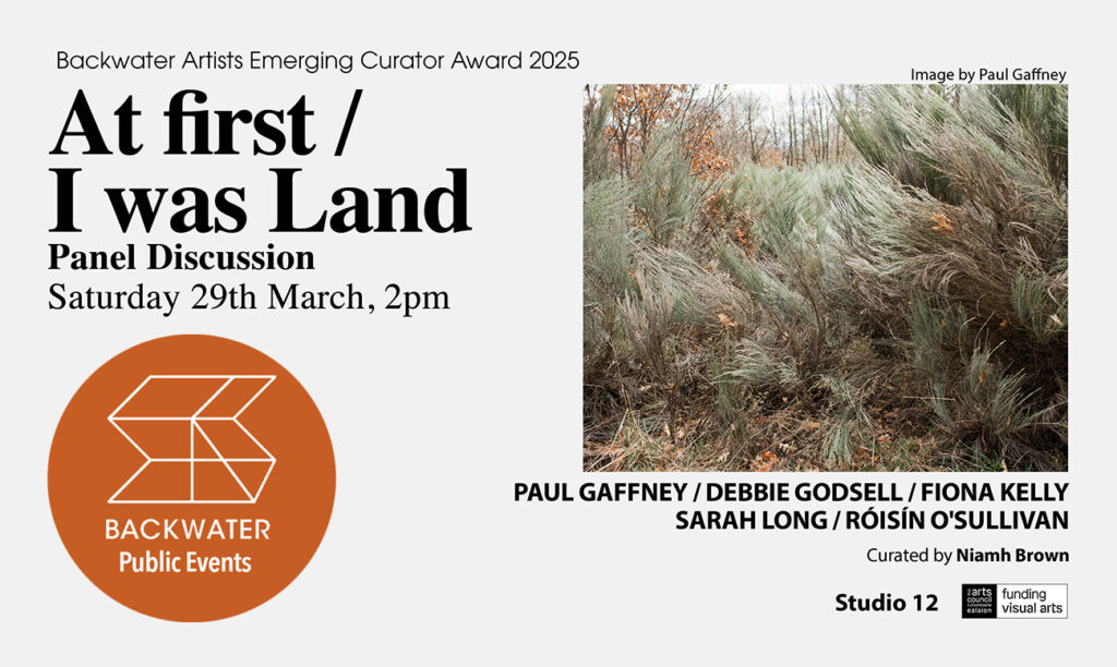 At first - I was land panel discussion